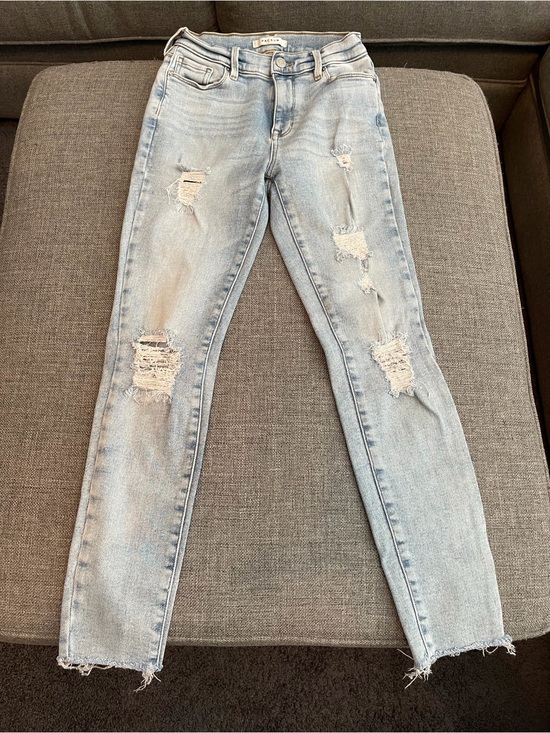 PacSun Denim - PacSun Light Wash Ripped Skinny Jeans